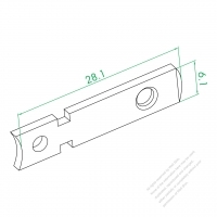 WS-110 Single Plug Pin