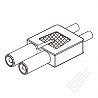 25A, 2-Pin Plug Connector