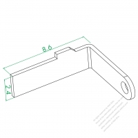 WS-DC-6525-M-1 L Plate