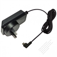 AC/DC 5V 1A Adapter, Australia 2 Pin Plug to Micro USB Elbow Plug with optional cord
