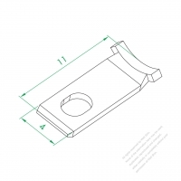 WS-004D ヒューズのワイヤー端子