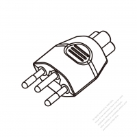 ACアダプタノート用・スイス プラグ変換 IEC 320 Sheet Aミッキー型コネクタ・3 P->3 P・2.5A 250V