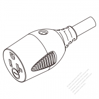 北米 AC電源 3-ピン 差込型 コネクタ・ (NEMA 5-15R/20R) 13A/15A/20A 125V