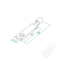 WS-001 組立型ライブ(火線) 端子