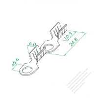 O6.6 Ｒ形（リング）端子(10#)