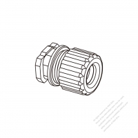 ケーブルグランド: 丸線・ 電線 OD: ø8.5mm