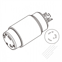 RV用 ACアダプタ・NEMA L5-20Pプラグ変換 TT-30Rコネクタ ・アセンブリ式・3 P->3 P・20A変換30A 125V