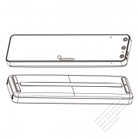 長方型ブルートゥース制御4.0デュアルスピーカー・ サイズ: WLH=52mm*190mm*18mm