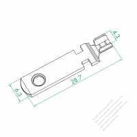 WS-001 シリーズ14# プラグピン