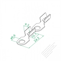 O6.6 Ｒ形（リング）端子(6-8#)