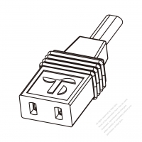 2-ピン 扇風機電源コネクタ