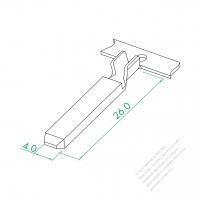 WS-003 シリーズ 2 x 4 端子