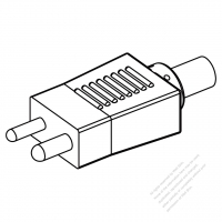 2-ピン 家電用プラグ