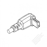 MI USB B プラグ・ 5 -ピン (L 形)