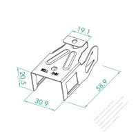 WS-OR-072 鉄製のケース