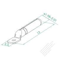 WS-DC-819-A 2.0 オス ピン