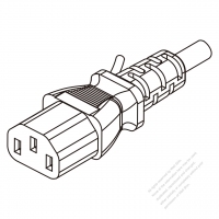 欧州 AC電源 3-ピンコネクタ・IEC 320 C13・ストレート形・10A 250V