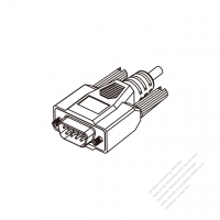 DC 插頭直頭型式 9-Pin