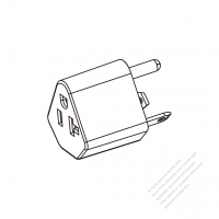 RV AC轉接頭, NEMA TT-30P轉 5-20R, 2 P 3芯接地, 3轉3-Pin, 15A/20A 125V