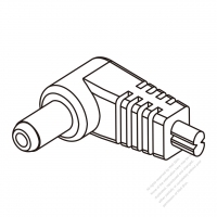 DC 彎頭型式 1-Pin 連接器