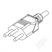 瑞士3-Pin AC插頭 10A 250V