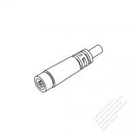 DC 插頭直頭型式 3-Pin