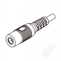 DC 直頭型式  1-Pin 連接器