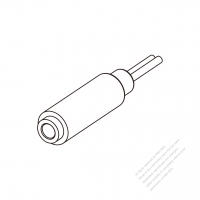 DC Audio音頻/音源插頭 (Ø3.5 X 14.5 ) 4 極3.5 耳機母插