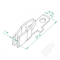 WS-042-3 端子