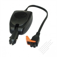  DC車充CLA 轉AC 旋轉式 轉換器 IEC320 C7 Easy-Pull 連接器(含30cm線材) 適用NB, DV, Digi-Camara (80 Watts )