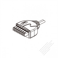 DC 插頭直頭型式 7-Pin