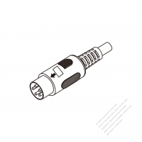 DC 插頭直頭型式 5-Pin