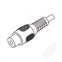 DC 直頭型式  1-Pin 連接器