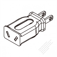 AC轉接頭, 美國 插頭轉澳洲連接器 2轉2-Pin