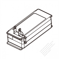 AC/DC充電器外殼 (旋轉式 2 pin)