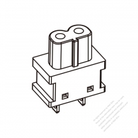 OEM 家電用品AC插座B 形式及帶極性 2.5A
