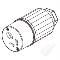 澳洲AC電源連接器3芯直式,10A 250V