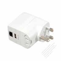 AC轉DC 5V 1A USB 多國轉接Wi-Fi 路由器, 美國/歐洲/英國/澳洲