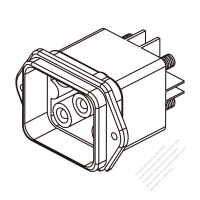 25A, 5-Pin 電池香蕉頭Inlet