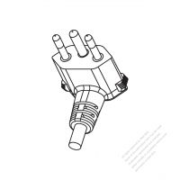 巴西3-Pin AC插頭 10A 250V