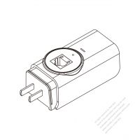 2-Pin AC 插頭供電WiF網路分享路由器