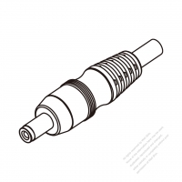 DC 直頭型式  1-Pin 連接器