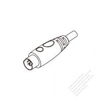 DC 插頭直頭型式 7-Pin